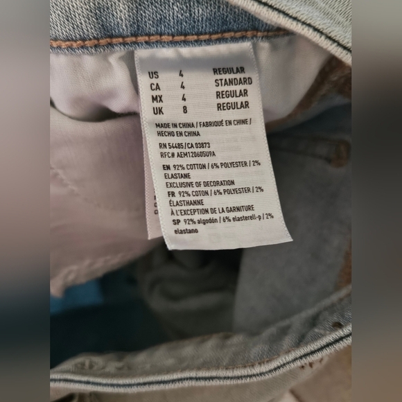 American Eagle Super Low Jegging - size 4 Regular - EUC - Picture 3 of 4